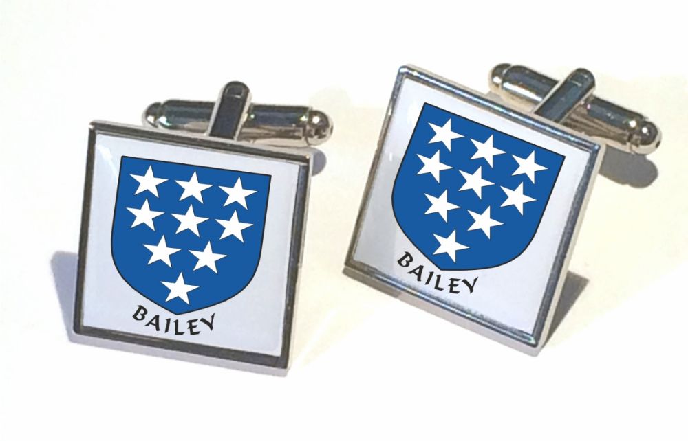 Family Crest Cufflinks Squ